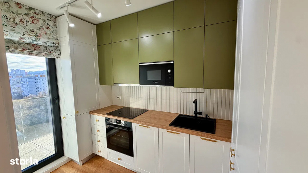 2 camere ,Lux, Ultrafinisat, 56 mp,  parcare terasa, Plopilor 