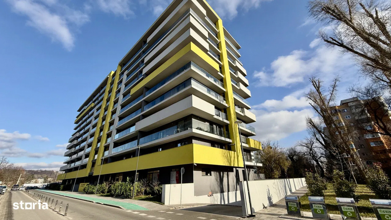 2 camere ,Lux, Ultrafinisat, 56 mp,  parcare terasa, Plopilor 