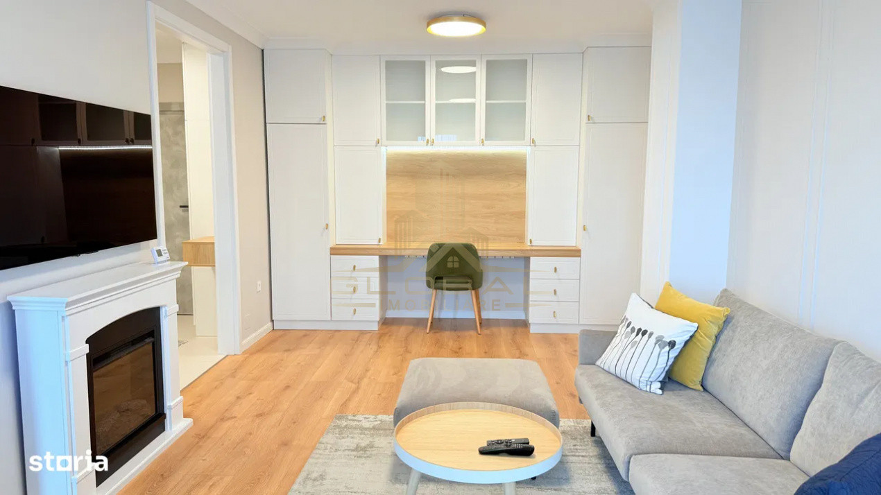 2 camere ,Lux, Ultrafinisat, 56 mp,  parcare terasa, Plopilor 