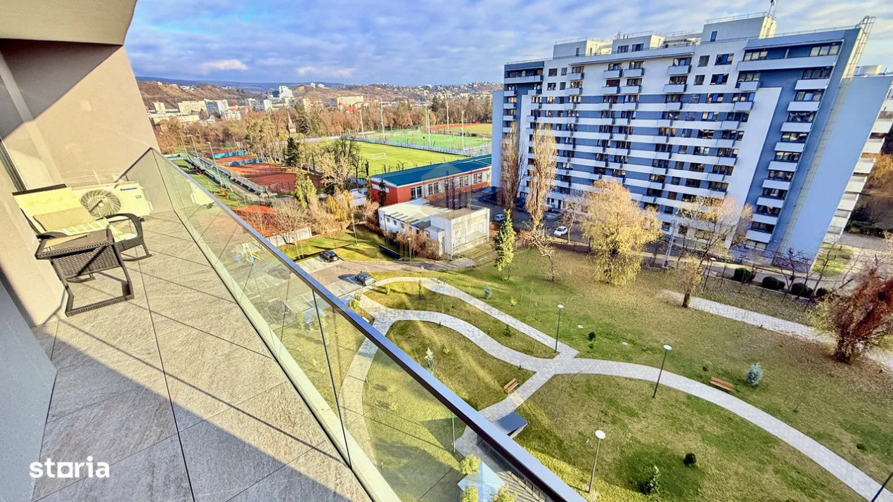 2 camere ,Lux, Ultrafinisat, 56 mp,  parcare terasa, Plopilor 