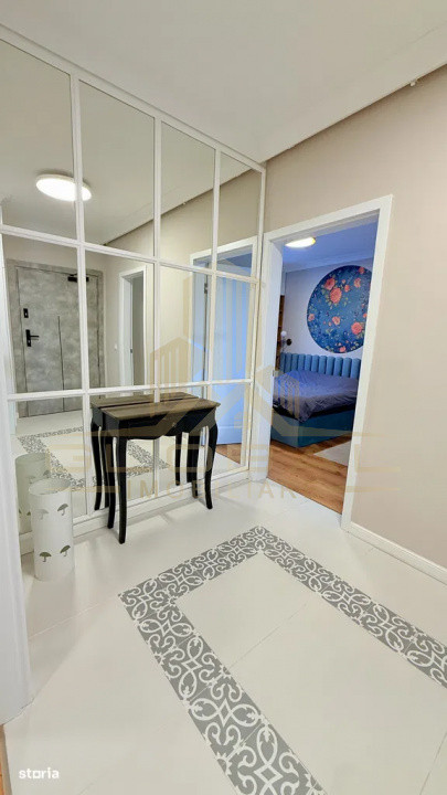 2 camere ,Lux, Ultrafinisat, 56 mp,  parcare terasa, Plopilor 