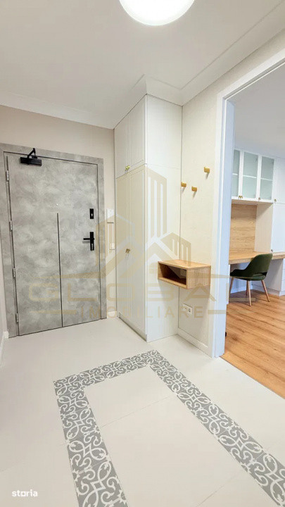 2 camere ,Lux, Ultrafinisat, 56 mp,  parcare terasa, Plopilor 