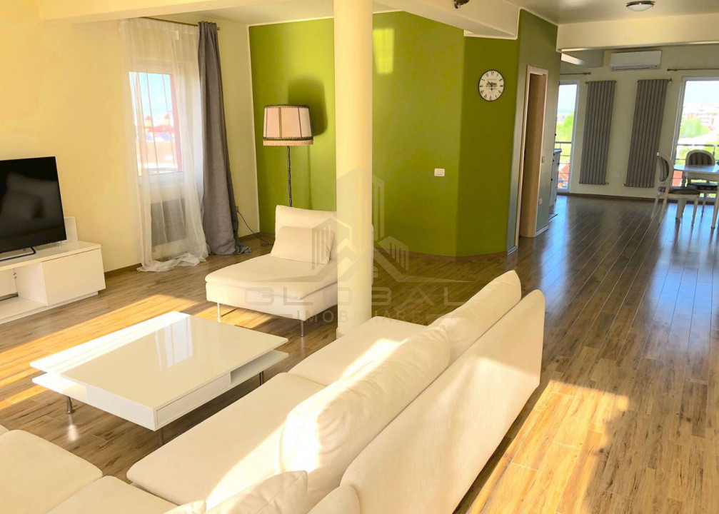 5 camere, penthouse, lux, 210 mp, 2 terase, parcare, zona str.M. Eliade, Zorilor