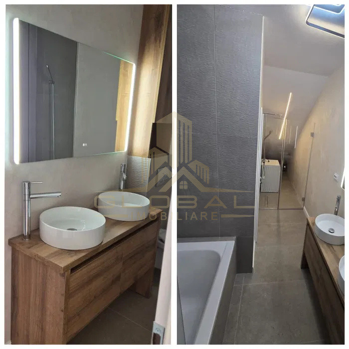 3 camere ,Lux , Duplex, 66 mp, 100mp.curte, parcare, Marasti