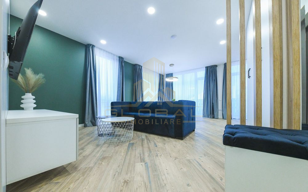 2 camere Lux, Totul Nou 55 mp, parcare, zona str.Morilor, Centru