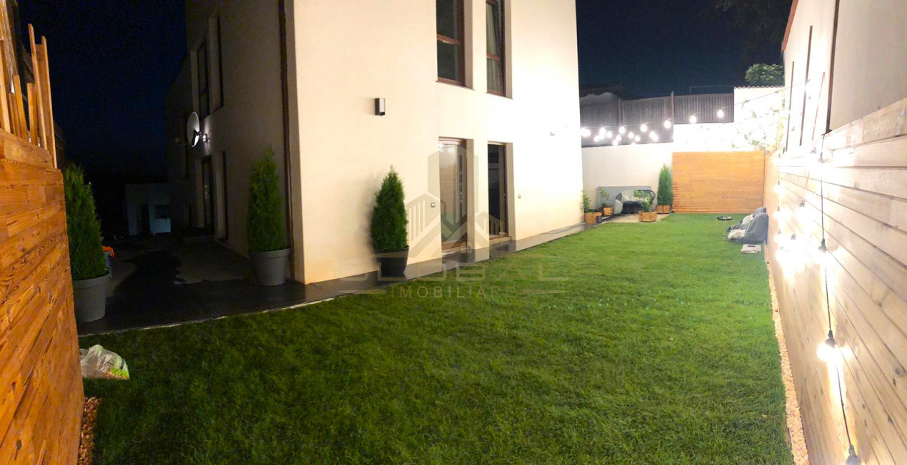 Apartament exclusivist, 92 mp, 2 niveluri, Curte 300mp , Piscină Gruia