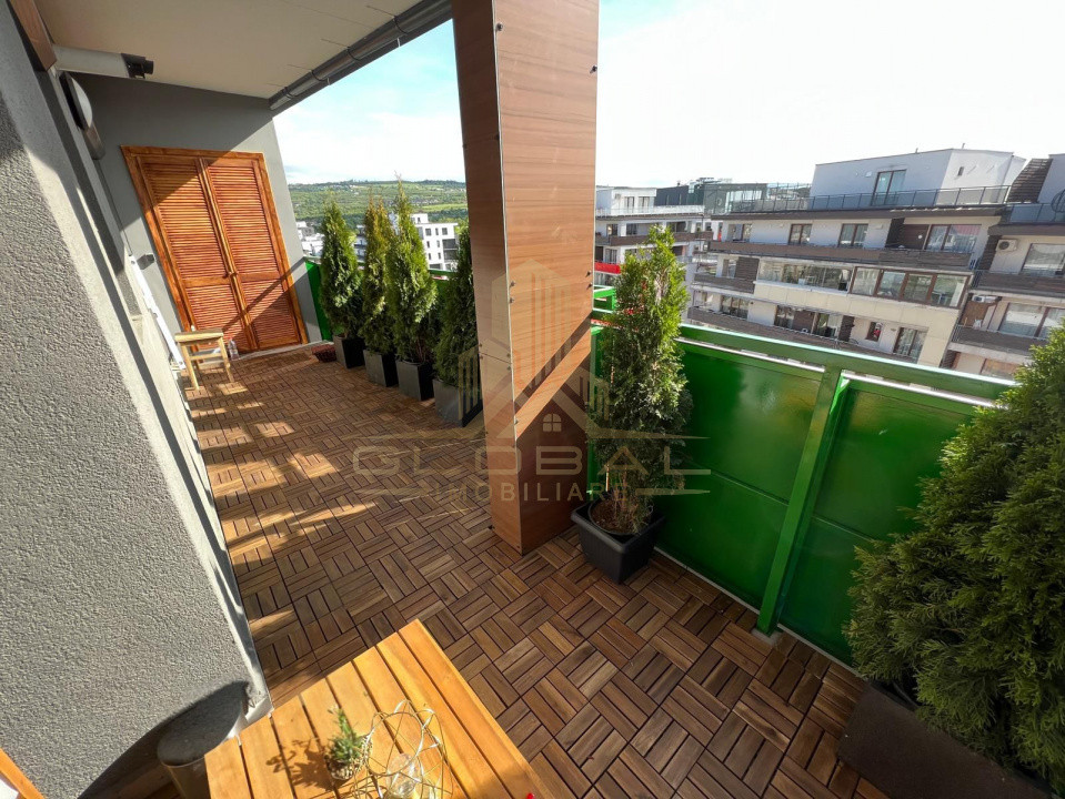 Apartament 2 camere LUX, 56 mp. Terasă, Parcare, Bonjour - Buna Ziua