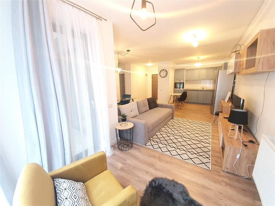 2 camere Lux Totul Nou 61 mp. terasa parcare Bella Vista Buna Ziua