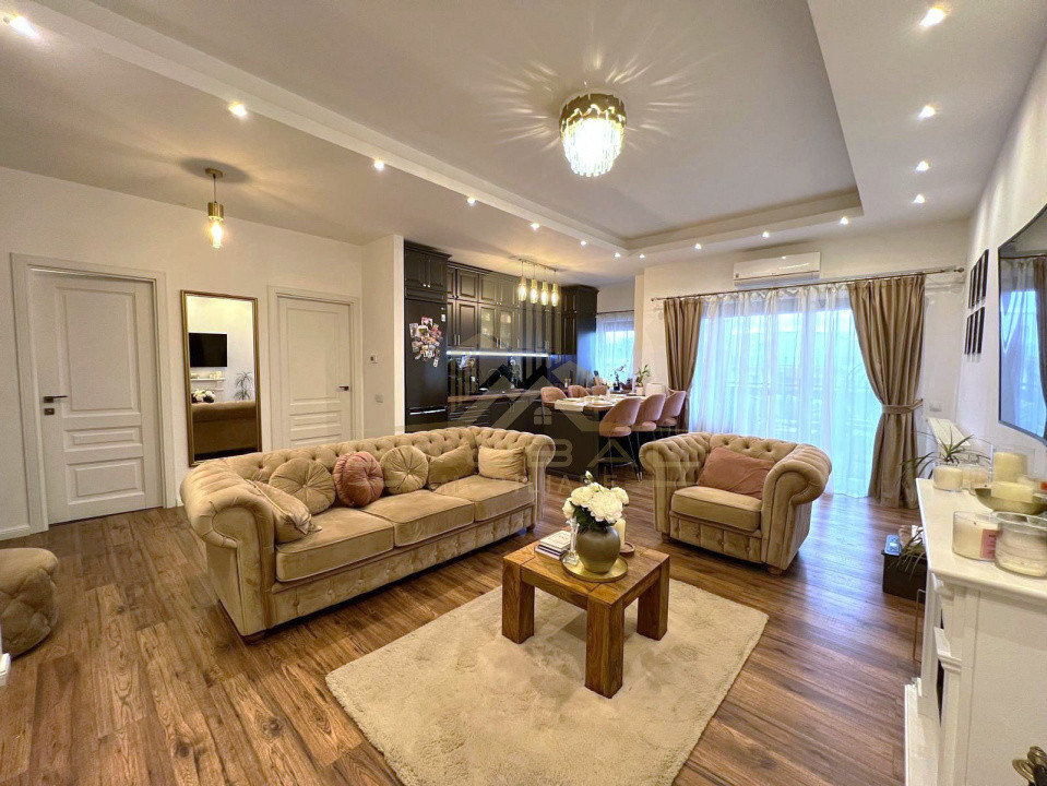 Apartament 2 camere LUX, 56 mp. Terasă, Parcare, Bonjour - Buna Ziua