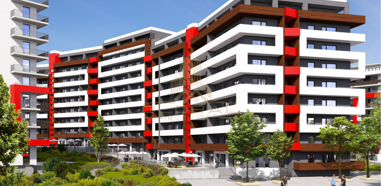 Apartament 2 camere LUX, 56 mp. Terasă, Parcare, Bonjour - Buna Ziua