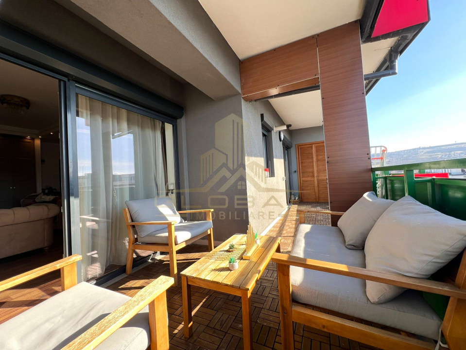 Apartament 2 camere LUX, 56 mp. Terasă, Parcare, Bonjour - Buna Ziua