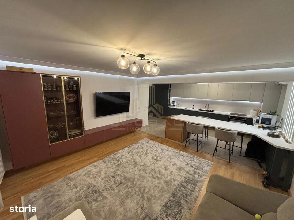 Penthouse Lux, Totul Nou, 4 camere ,101 mp, terasa 105 mp, Buna-Ziua