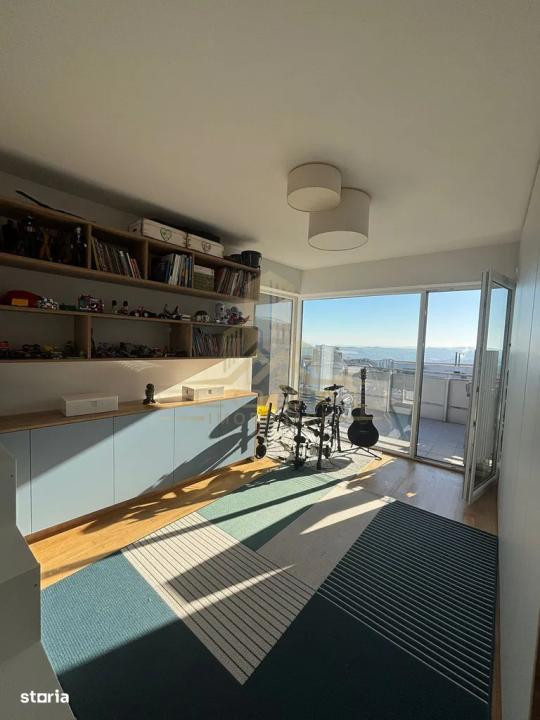 Penthouse Lux, Totul Nou, 4 camere ,101 mp, terasa 105 mp, Buna-Ziua