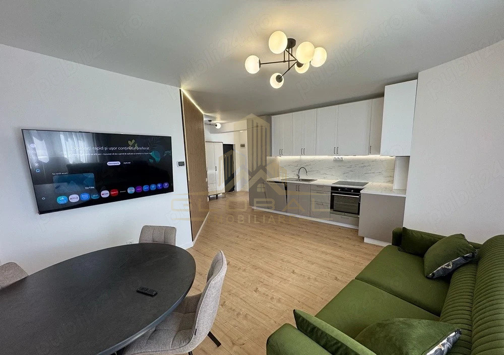 3 camere ,60 mp, Lux, parcare  terasa, zona str.Alecu Ruso, Europa
