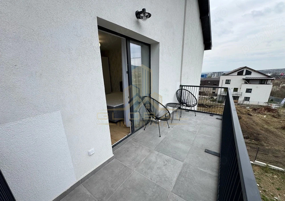 3 camere ,60 mp, Lux, parcare  terasa, zona str.Alecu Ruso, Europa