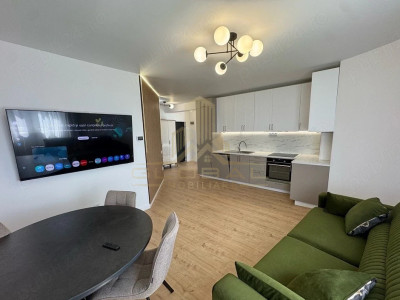 3 camere ,60 mp, Lux, parcare  terasa, zona str.Alecu Ruso, Europa