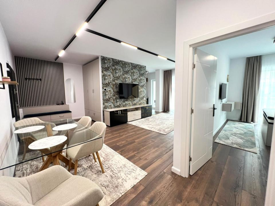 2 camere Lux Totul Nou 60 mp. terasa, parcare, Iris - Elitte Junior
