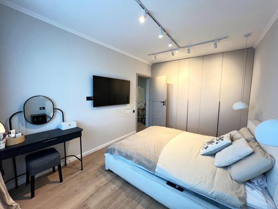 2 camere , LUX, Totul Nou, 58.5 mp, parcare, str.Somesului Floresti